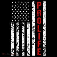 American Flag Pro Life Baby Bodysuit thumb 2