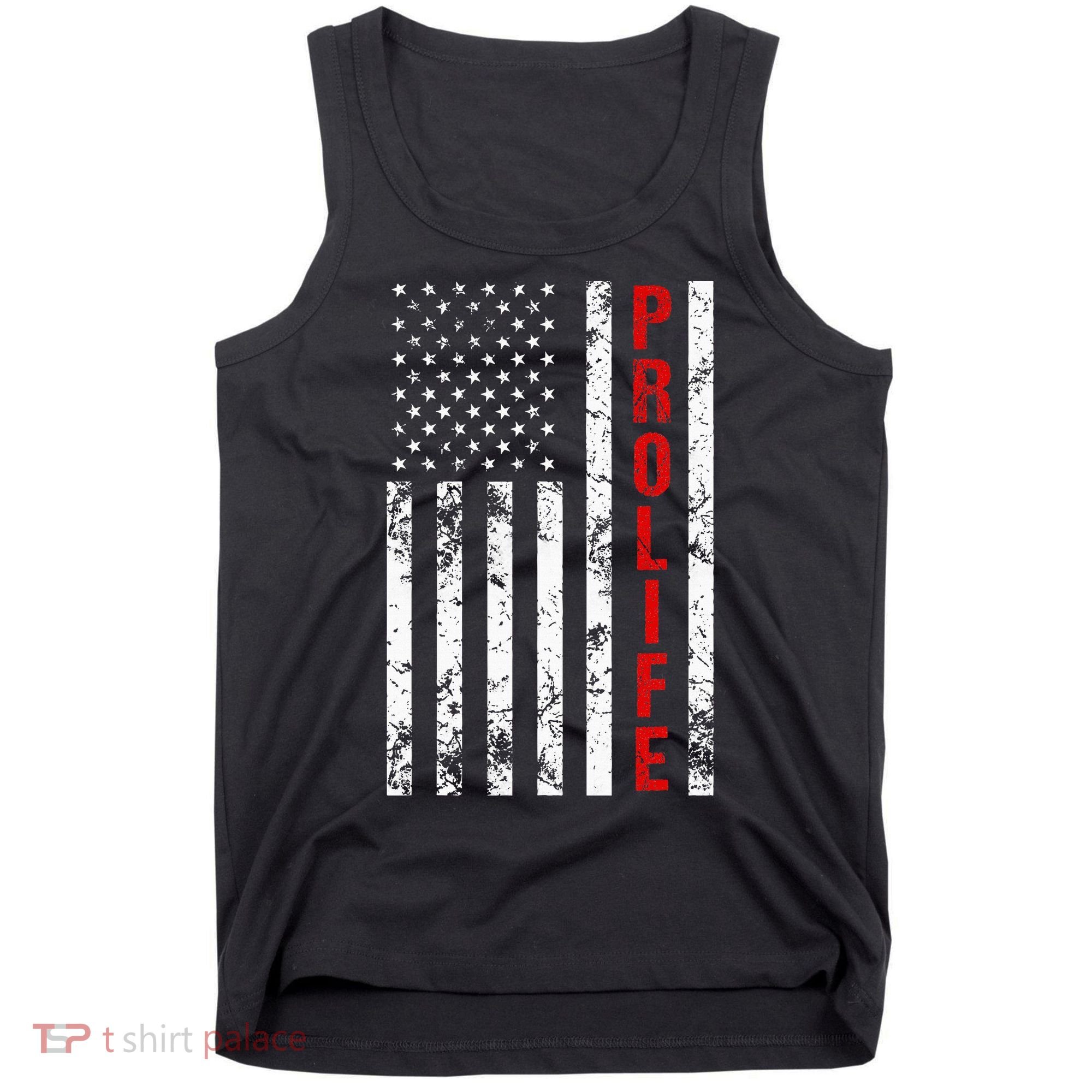 American Flag Pro Life Tank Top