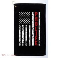 American Flag Pro Life Golf Towel thumb 0