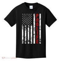 American Flag Pro Life Kids T-Shirt thumb 0