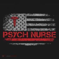 American Flag Psychiatric Nurse Rn Tal Health Psych Nurse Gift Women's Hoodie thumb 2