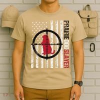 American Flag Prairie Dog Hunting Prairie Dog Slayer T-Shirt thumb 6