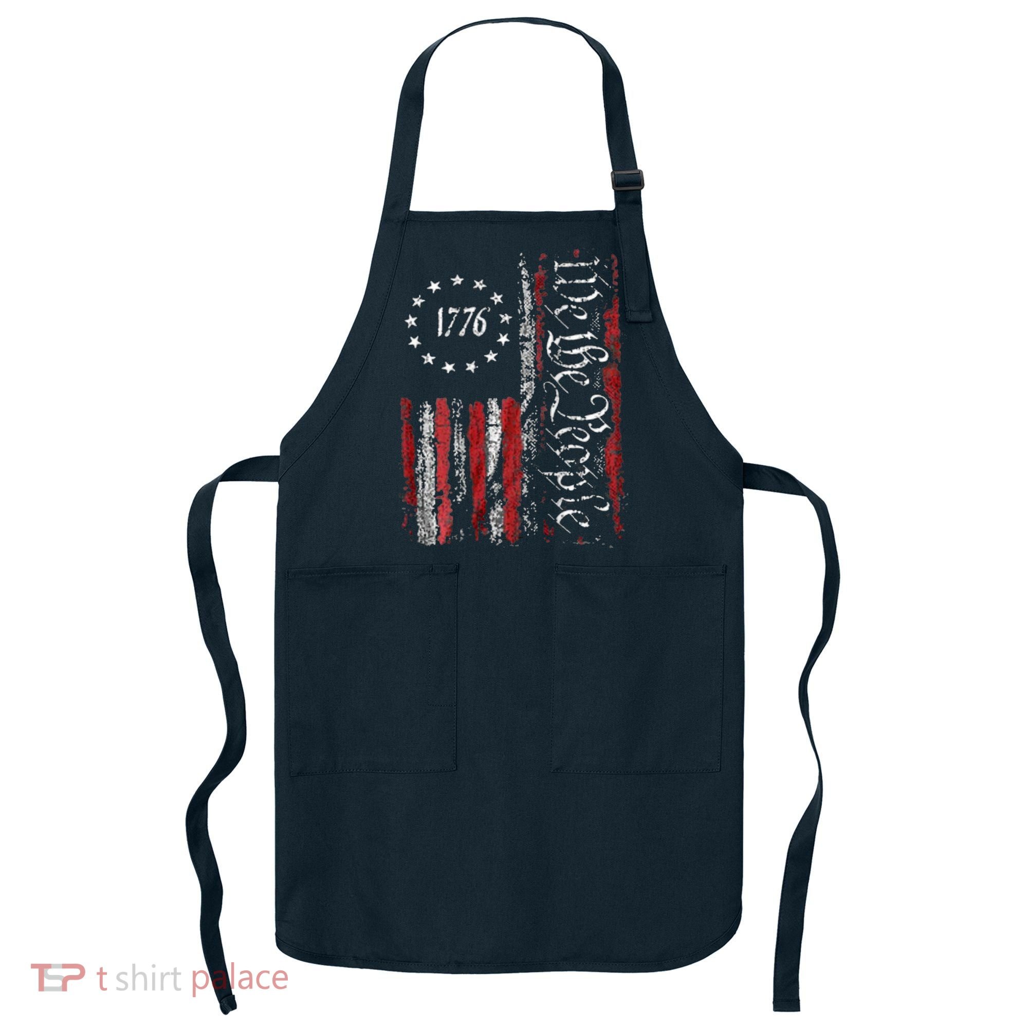 American Flag Patriotic 1776 We The People USA Apron