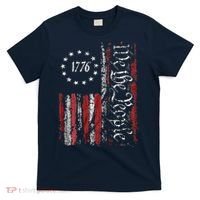 American Flag Patriotic 1776 We The People USA T-Shirt thumb 0