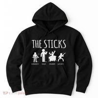 Awesome Four Person Stick Figure Band Hoodie thumb 0