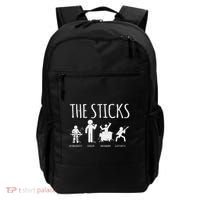 Awesome Four Person Stick Figure Band Backpack thumb 0