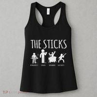 Awesome Four Person Stick Figure Band Women's Tank Top thumb 3