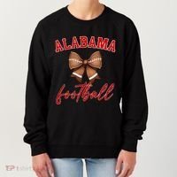 Alabama Football Pretty Coquette Style Bow Women's Sweatshirt thumb 0