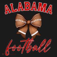 Alabama Football Pretty Coquette Style Bow Sweatshirt thumb 3