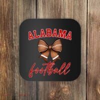 Alabama Football Pretty Coquette Style Bow Coaster thumb 0