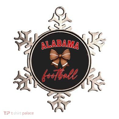 Alabama Football Pretty Coquette Style Bow Ornament