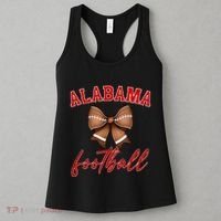 Alabama Football Pretty Coquette Style Bow Women's Tank Top thumb 3