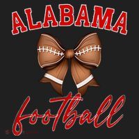 Alabama Football Pretty Coquette Style Bow Hat thumb 2