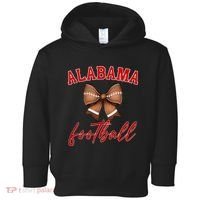 Alabama Football Pretty Coquette Style Bow Toddler Hoodie thumb 0