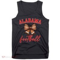 Alabama Football Pretty Coquette Style Bow Tank Top thumb 0