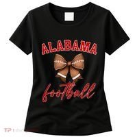 Alabama Football Pretty Coquette Style Bow Women's T-Shirt thumb 0