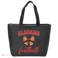 Alabama Football Pretty Coquette Style Bow Tote Bag thumb 0