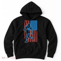 American Football Player Flag Hoodie thumb 0