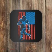 American Football Player Flag Coaster thumb 0