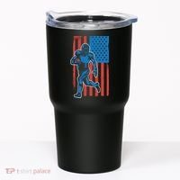 American Football Player Flag Tumbler thumb 0