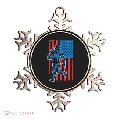 American Football Player Flag Ornament