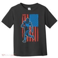 American Football Player Flag Toddler T-Shirt thumb 0