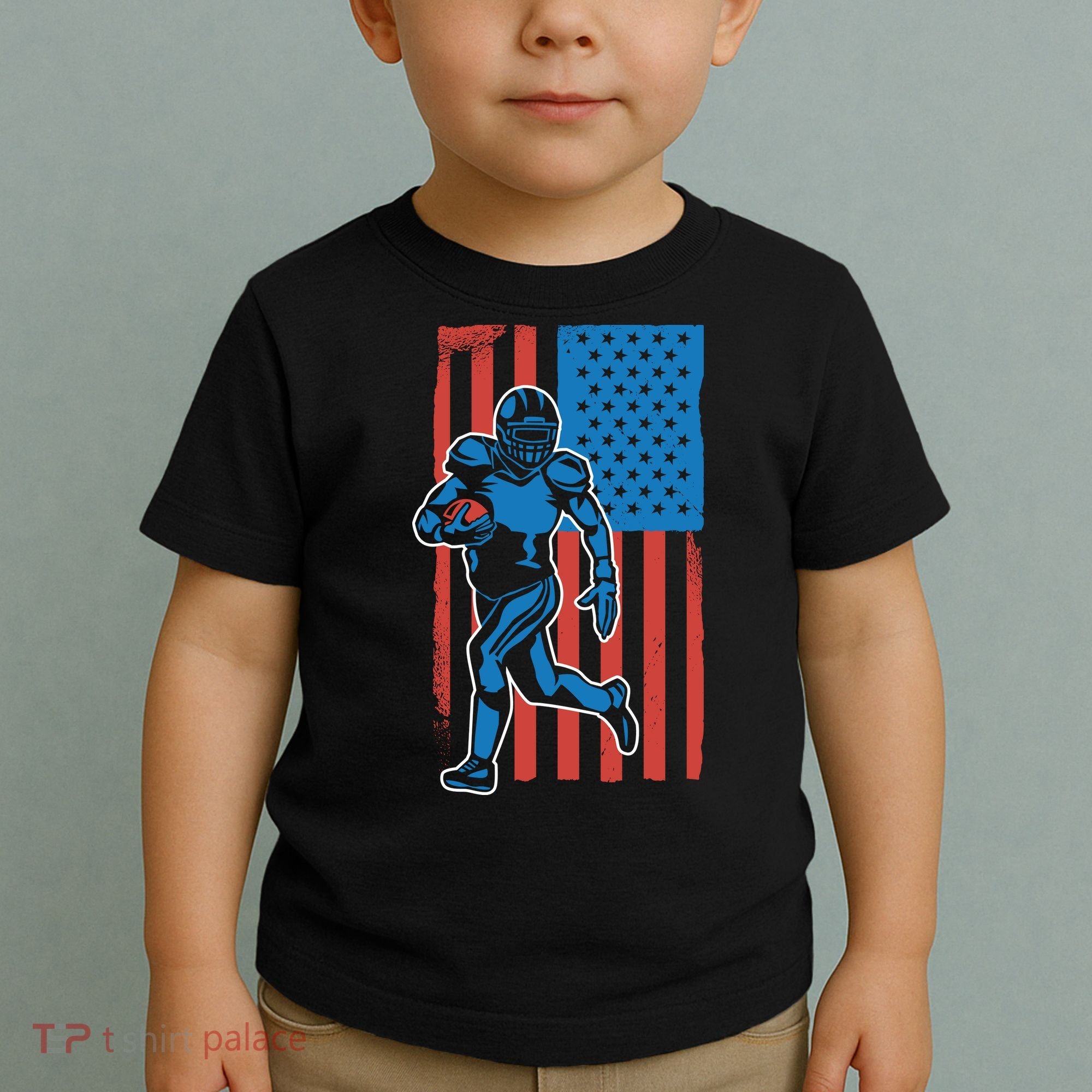 American Football Player Flag Toddler T-Shirt