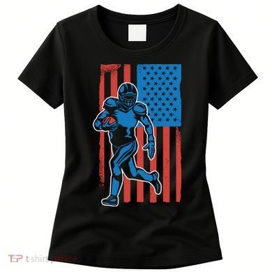American Football Player Flag Women's T-Shirt