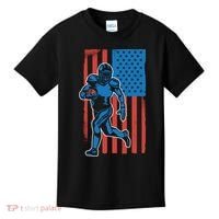 American Football Player Flag Kids T-Shirt thumb 0