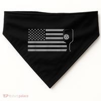 American Flag Pickleball Apparel Pickleball USA-Made Doggie Bandana thumb 0