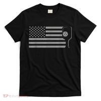 American Flag Pickleball Apparel Pickleball T-Shirt thumb 0