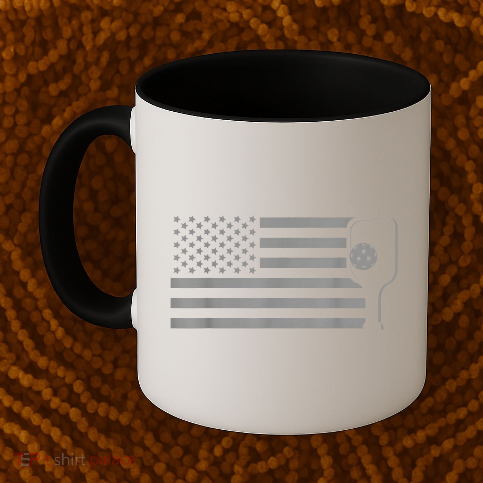 American Flag Pickleball Apparel Pickleball Coffee Mug