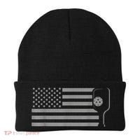 American Flag Pickleball Apparel Pickleball Beanie thumb 0