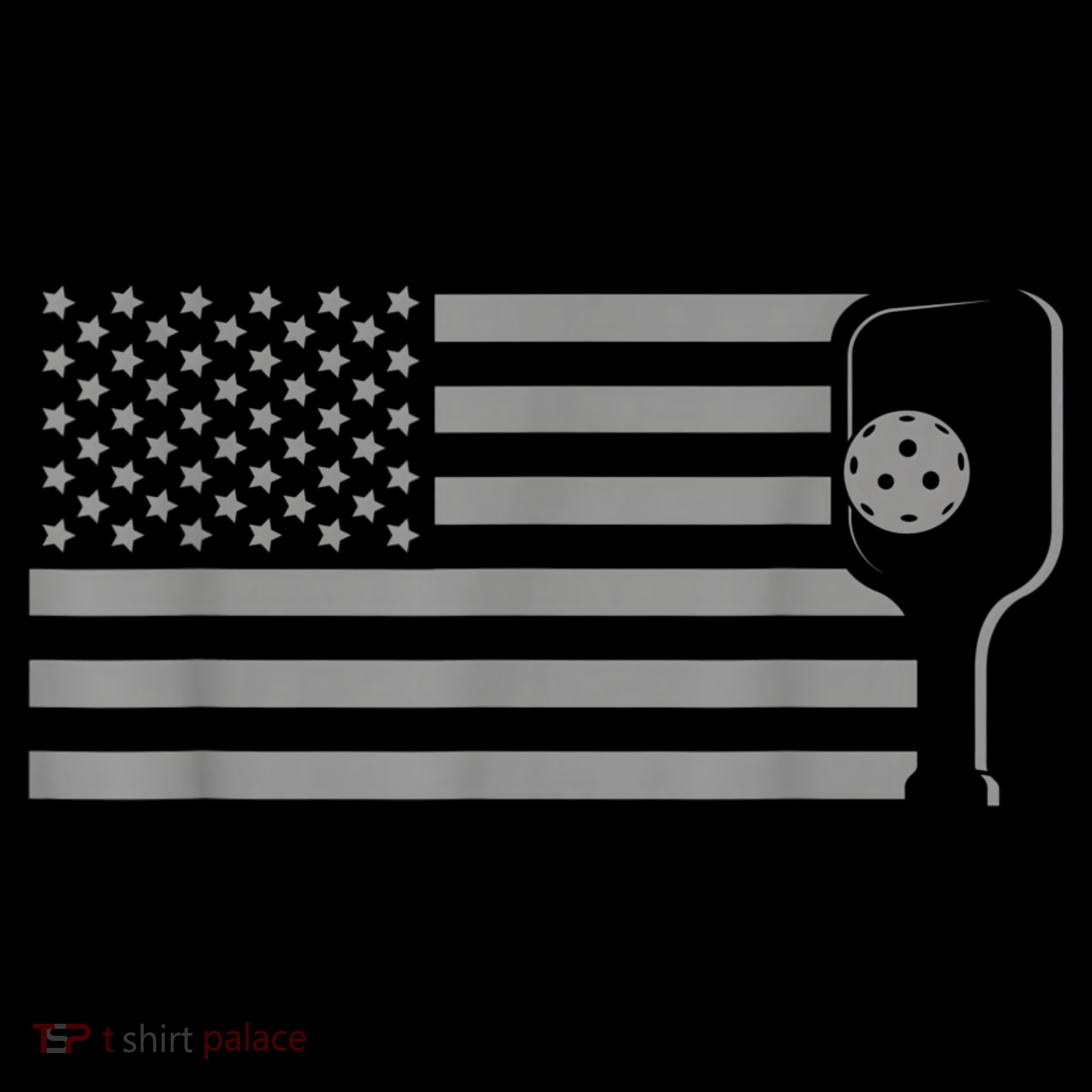 American Flag Pickleball Apparel Pickleball Mousepad