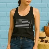 American Flag Pickleball Apparel Pickleball Women's Tank Top thumb 2
