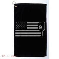 American Flag Pickleball Apparel Pickleball Golf Towel thumb 0