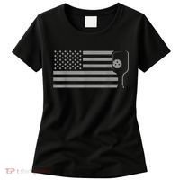 American Flag Pickleball Apparel Pickleball Women's T-Shirt thumb 0
