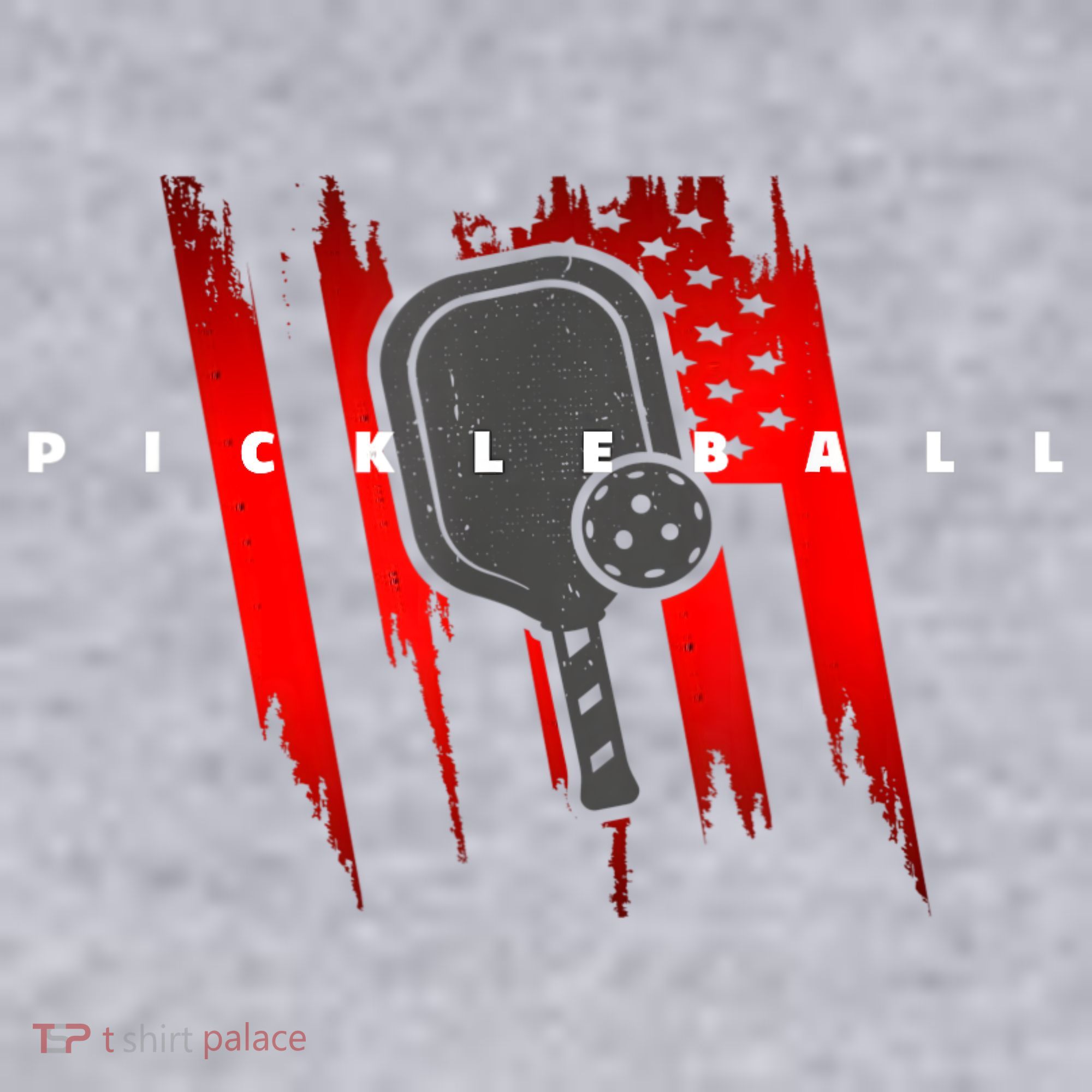 American Flag Pickleball Apparel Pickleball Women's Racerback Cropped Tank