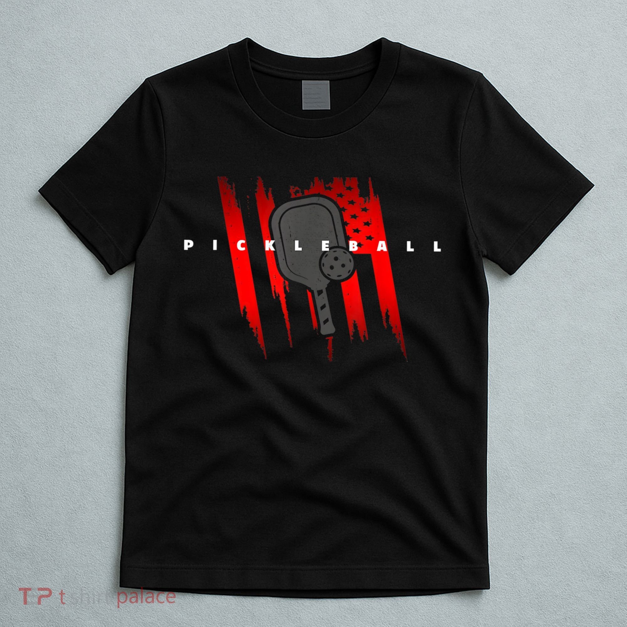 American Flag Pickleball Apparel Pickleball T-Shirt