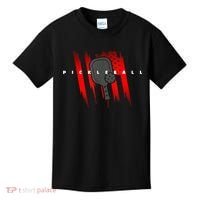 American Flag Pickleball Apparel Pickleball Kids T-Shirt thumb 0