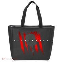 American Flag Pickleball Apparel Pickleball Tote Bag thumb 0