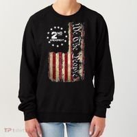 American Flag Patriotic We The People 2nd Amendment Women's Sweatshirt thumb 0