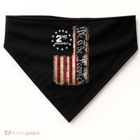 American Flag Patriotic We The People 2nd Amendment USA-Made Doggie Bandana thumb 0