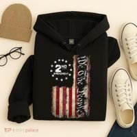 American Flag Patriotic We The People 2nd Amendment Hoodie thumb 4