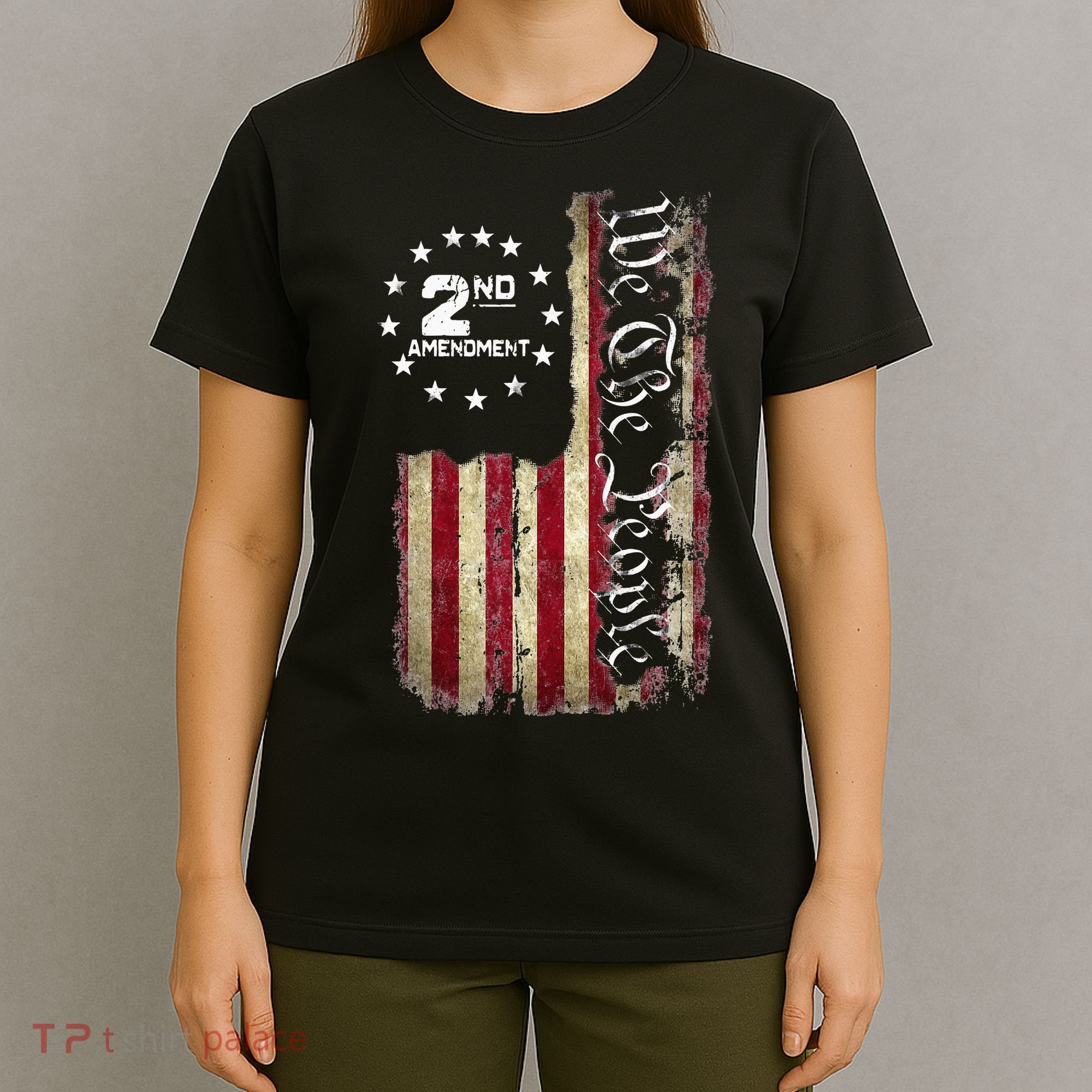 American Flag Patriotic We The People 2nd Amendment T-Shirt