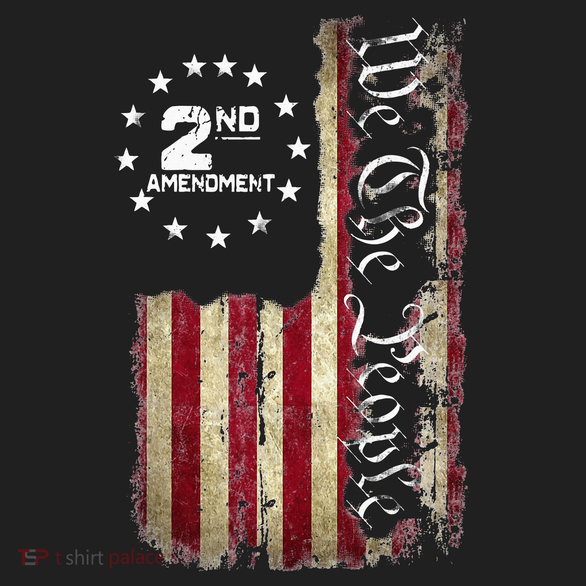 American Flag Patriotic We The People 2nd Amendment Beanie