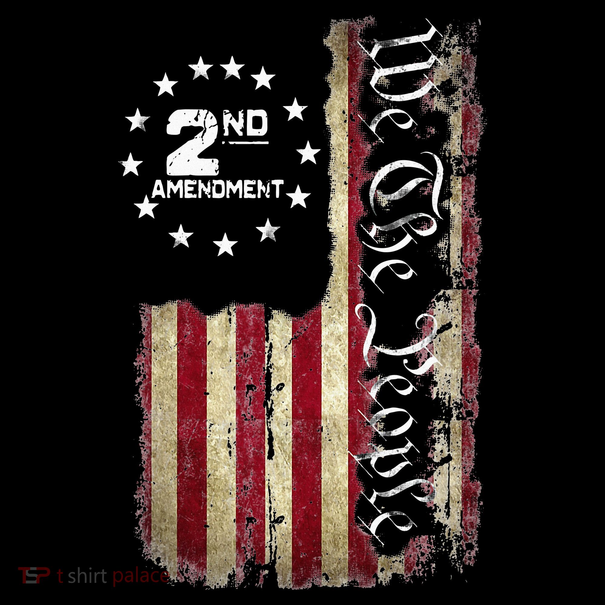 American Flag Patriotic We The People 2nd Amendment Women's Hoodie