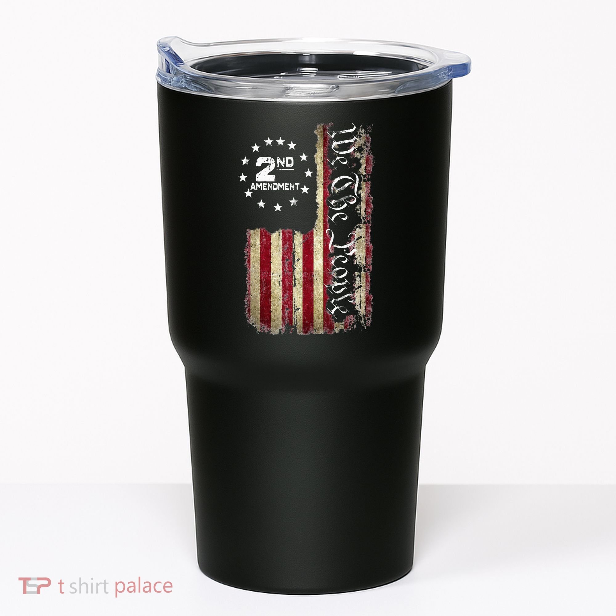 American Flag Patriotic We The People 2nd Amendment Tumbler