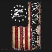 American Flag Patriotic We The People 2nd Amendment Mousepad thumb 1