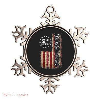 American Flag Patriotic We The People 2nd Amendment Ornament
